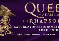 Queen Adam Lambert Rhapsody Tour 2020 Photo From Metricon Stadium