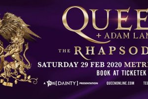 Queen Adam Lambert Rhapsody Tour 2020 Photo From Metricon Stadium